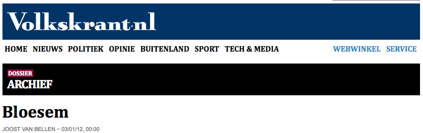 VK-COLUMN-2-BLOESEM VK-COLUMN-2-BLOESEM